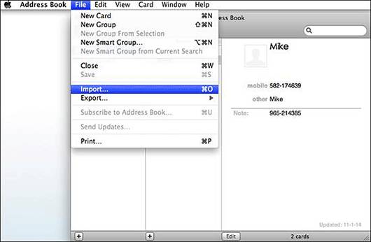 Import Csv Contacts Into Apple Address Book