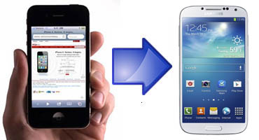 transfer data from iPhone to samsung galaxy s4