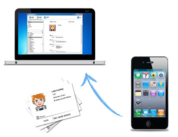 exporting iphone contacts to a PC