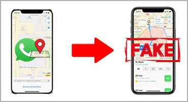 sending fake live location on whatsapp