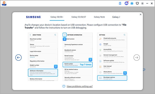 steps to enable usb debugging mode on android