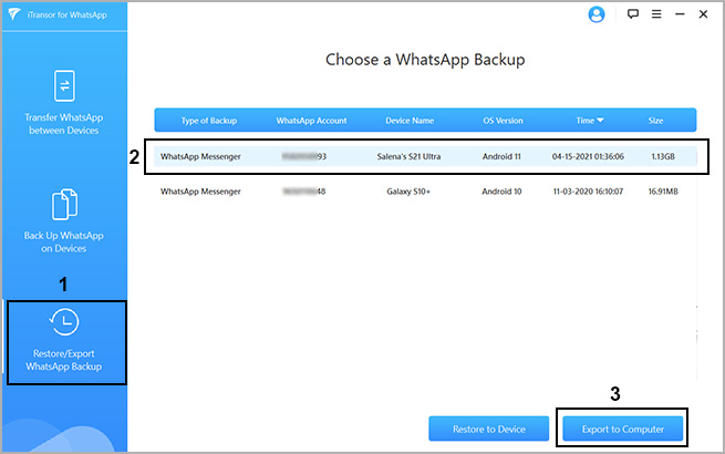 export android whatsapp messages to computer for printing