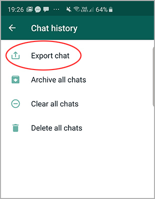 email android WhatsApp chats to iPhone 11