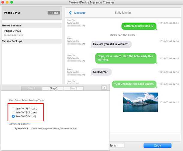 how to set up messages from iphone to mac