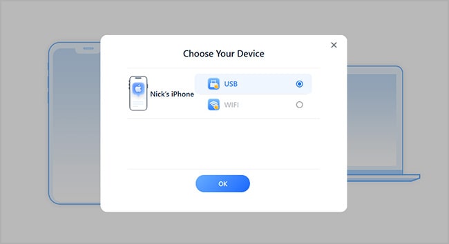 connect iphone to computer with cable or wirelessly