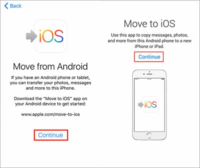 transfer data from android to iphone 15 using move to ios