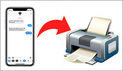 transfer iPhone SMS messages to PC for printing