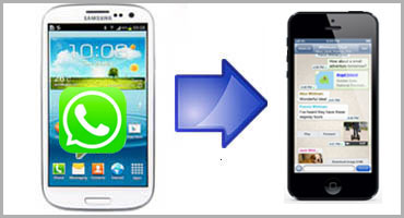 Transfer whatsapp from android to new iphone